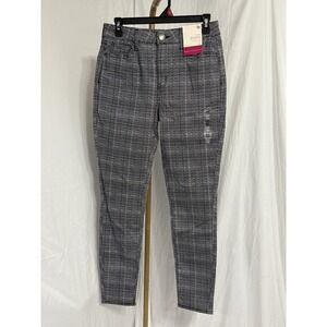 NWT So High Rise Pull-On‎  Plaid High Rise Jeggings Stretch Size 9/29W